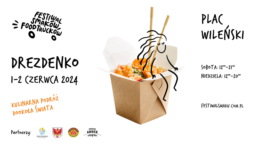 1 i 2 czerwca - Festiwal Smaków Foodtrucków w Drezdenku